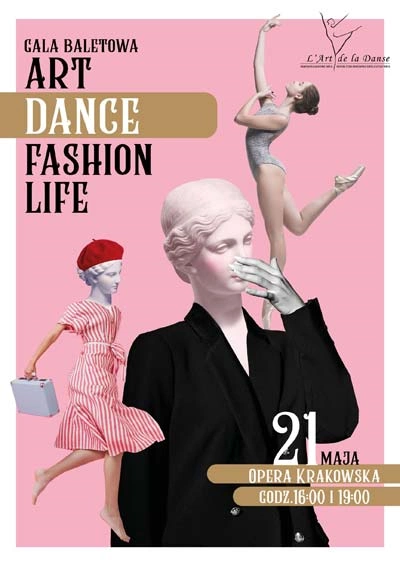 Art Dance Fashion Life plakat